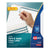 Avery® Print and Apply Index Maker Clear Label Dividers, 12 White Tabs, Letter (AVE11428)