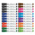 U Brands Chisel Tip Low-Odor Dry-Erase Markers with Erasers, Broad Chisel Tip, Assorted Colors, 24/Pack (UBR2929U0112)