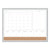 U Brands 4N1 Magnetic Dry Erase Combo Board, 24 x 18, White/Natural (UBR3890U0001)