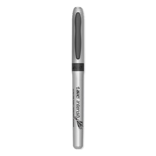 BIC® Intensity Ultra Permanent Marker, Extra-Fine Needle Tip, Tuxedo Black, Dozen (BICGPMU11BK)
