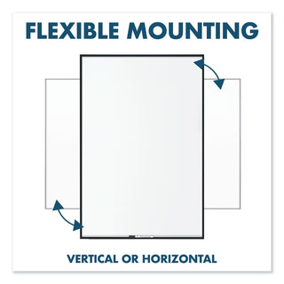 Quartet® Fusion Nano-Clean Magnetic Whiteboard, 48 x 36, Black Frame (QRTNA4836FB)