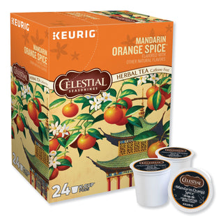 Celestial Seasonings® Mandarin Orange Spice Herb Tea K-Cups 24/Box (GMT14735)