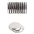 U Brands High Energy Magnets, Circle, Silver, 1.25" Dia, 12/Pack (UBR2911U0012)
