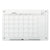 Quartet® Infinity Magnetic Glass Calendar Board, 36 x 24 (QRTGC3624F)