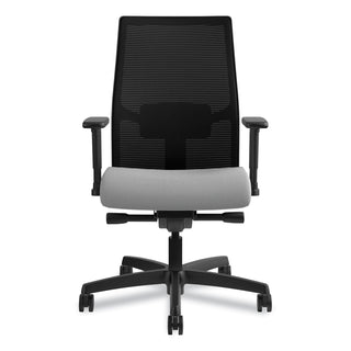 HON® Ignition 2.0 4-Way Stretch Mid-Back Mesh Task Chair, Supports up to 300 lbs., Frost Seat, Black Back, Black Base (HONI2M2AMLC22TK)