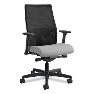 HON® Ignition 2.0 4-Way Stretch Mid-Back Mesh Task Chair, Supports up to 300 lbs., Frost Seat, Black Back, Black Base (HONI2M2AMLC22TK)