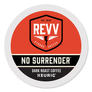 revv® NO SURRENDER K-Cup, Dark Roast, K-Cup, 24/Box (GMT6873) (GMT6873)