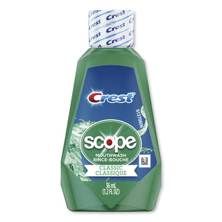 Crest® Scope Mouthwash, Mint Flavor, Trial Size, 36 ml Bottles, 180/Case (PGC97506)