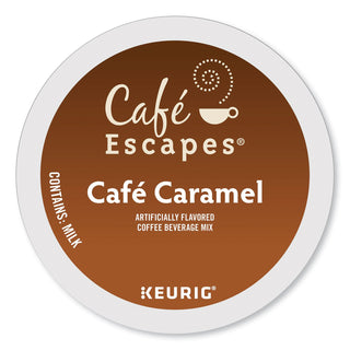 Café Escapes® Café Caramel K-Cups, 24/Box (GMT6813)