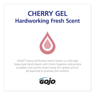 GOJO® Cherry Gel Pumice Hand Cleaner, Cherry, 1gal (GOJ235802EA) (GOJ235802EA)