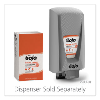 GOJO® NATURAL ORANGE Pumice Hand Cleaner Refill, Citrus Scent, 5000 mL, 2/Carton (GOJ7556)