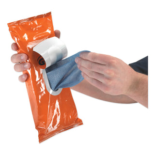 GOJO® FAST TOWELS Hand Cleaning Towels, 2-Ply, 7.75 x 11, Fresh Citrus, Blue, 60/Pack, 6 Packs/Carton (GOJ628506)