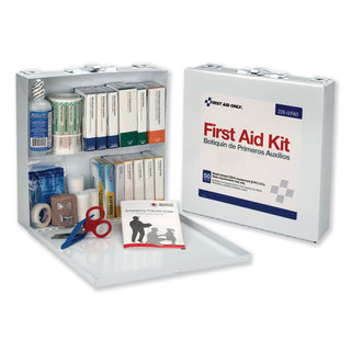 First Aid Only™ First Aid Station for 50 People, 196 Pieces, OSHA Compliant, Metal Case (FAO226U)