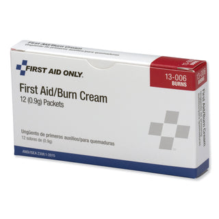 PhysiciansCare® First Aid Kit Refill Burn Cream Packets, 0.1 g Packet, 12/Box (FAO13006)