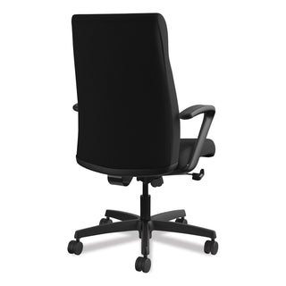 HON® Ignition Series Executive High-Back Chair, Supports up to 300 lbs., Black Seat/Black Back, Black Base (HONIE102CU10)