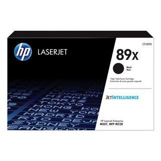 HP 89X, (CF289X) High-Yield Black Original LaserJet Toner Cartridge (HEWCF289X)