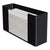 Kantek Multifold Paper Towel Dispenser, Acrylic, 12.5 x 4.4 x 7, Black (KTKAH190B)