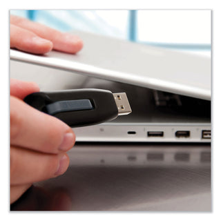 Verbatim® Store 'n' Go V3 USB 3.0 Drive, 8 GB, Black/Gray (PG9605)