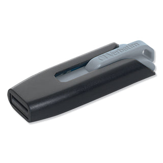 Verbatim® Store 'n' Go V3 USB 3.0 Drive, 8 GB, Black/Gray (PG9605)