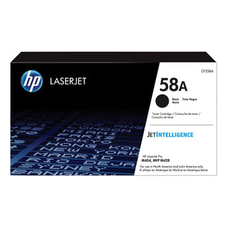 HP 58A, (CF258A) Black Original LaserJet Toner Cartridge (HEWCF258A)