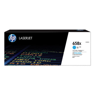 HP 658X, (W2001X) High-Yield Cyan Original LaserJet Toner Cartridge (HEWW2001X)