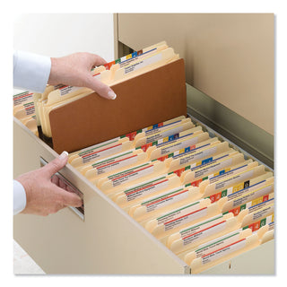 Smead™ Redrope Drop Front File Pockets, 1.75" Expansion, Letter Size, Redrope, 25/Box (SMD73214)