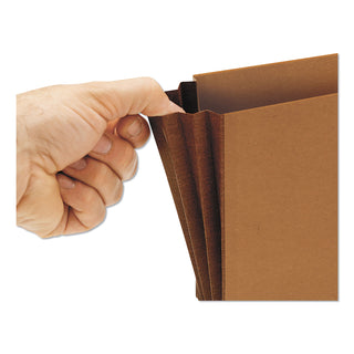 Smead™ Classic Expanding Wallets w/ Tear-Resistant Gussets, 3.5" Expansion, 1 Section, Legal Size, Redrope (SMD71456)
