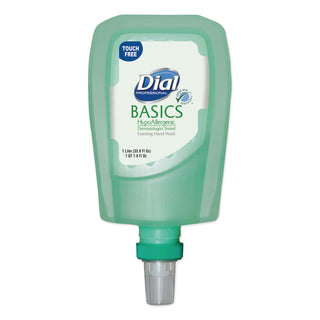 Dial® Professional FIT Basics Hypoallergenic Foaming Hand Wash Universal Touch Free Refill, Honeysuckle, 1 L Refill (DIA16722EA)
