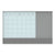 U Brands 3N1 Magnetic Glass Dry Erase Combo Board, 24 x 18, Month View, White Surface and Frame (UBR3196U0001)