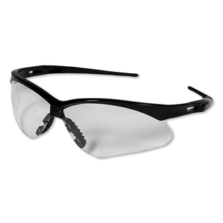 KleenGuard™ Nemesis Safety Glasses, Black Frame, Clear Lens (KCC25676)