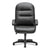 HON® Pillow-Soft 2090 Series Executive High-Back Swivel/Tilt Chair, Supports up to 250 lbs., Black Seat/Black Back, Black Base (HON2095HPWST11T)