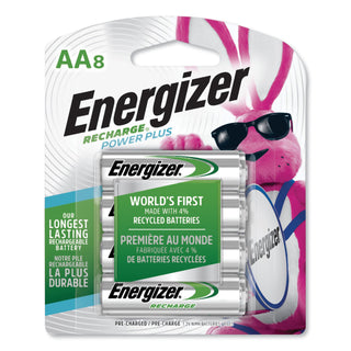 Energizer® NiMH Rechargeable AA Batteries, 1.2V, 8/Pack (NH15BP8)