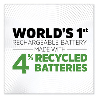 Energizer® NiMH Rechargeable AA Batteries, 1.2V, 8/Pack (NH15BP8)