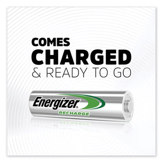 Energizer® NiMH Rechargeable AA Batteries, 1.2V, 8/Pack (NH15BP8)