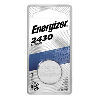 Energizer® 2430 Lithium Coin Battery, 3V (EVEECR2430BP)