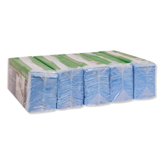Tork® Low-Lint Cleaning Cloth, 15.4 x 12.8, Blue, 80/Bag, 5 Bags/Carton (TRK192578)