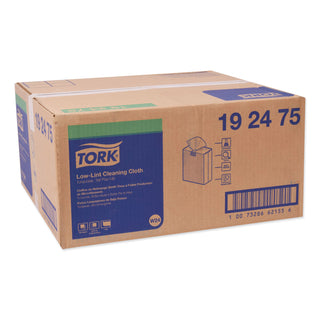 Tork® Low-Lint Cleaning Cloth, 9 x 16.5, Turquois, 100/Box, 8 Boxes/Carton (TRK192475)