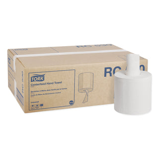 Tork® Centerfeed Hand Towel, 2-Ply, 7.6 x 11.75, White, 530/Roll, 6 Roll/Carton (SCARC530)