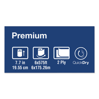 Tork® Premium Soft Matic Hand Towel Roll, 2-Ply, 7.7 x 9.8, White, 704/Roll, 6/Carton (TRK290096)