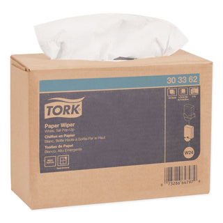 Tork® Multipurpose Paper Wiper, 9.75 x 16.75, White, 125/Box, 8 Boxes/Carton (SCA303362)