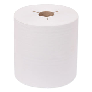 Tork® Universal Hand Towel Roll, Notched, 7.5" x 630 ft, White, 6 Rolls/Carton (TRK8031600)