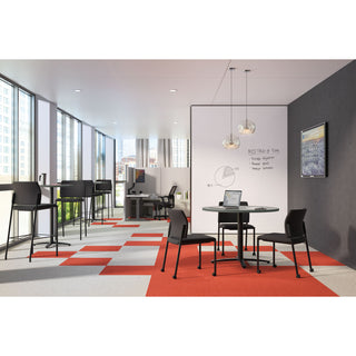 HON® Between Round Table Tops, 36" Dia., Steel Mesh/Charcoal (HONBTRND36NA9S)