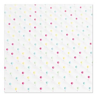 U Brands Map Push Pins, Plastic, Assorted, 1/2", 300/Pack (UBR3086U0624)