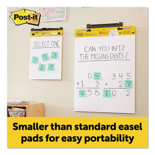 Post-it® Vertical-Orientation Self-Stick Easel Pads, Unruled, 20 White 15 x 18 Sheets, 2/Pack (MMM577SS)