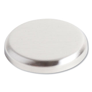 U Brands High Energy Magnets, Circle, Silver, 1.25" Dia, 12/Pack (UBR2911U0012)