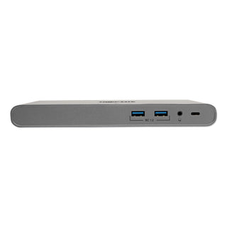 Tripp Lite USB Type-C Docking Station, 3.5mm/Displayport/HDMI/RJ45/Thunderbolt 3/USB A/USB C/VGA, Silver (TRPU442DOCK4S)