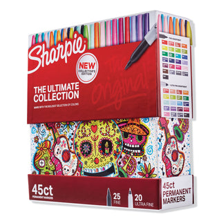 Sharpie® Permanent Markers Ultimate Collection, Assorted Tips, Assorted Colors, 45/Pack (SAN2011580)