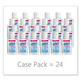 PURELL® Advanced Hand Sanitizer Refreshing Gel, Clean Scent, 2 oz, Squeeze Bottle, 24/Carton (960524GOJ)
