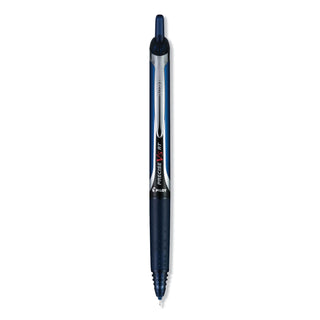 Pilot® Precise V5RT Retractable Roller Ball Pen, Extra-Fine 0.5 mm, Navy Ink/Barrel, Dozen (PIL13447)