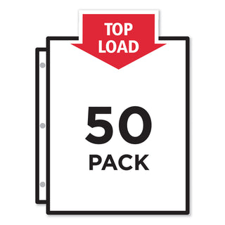 Avery® Top-Load Poly Sheet Protectors, Super Heavy Gauge, Letter, Nonglare, 50/Box (AVE74131)